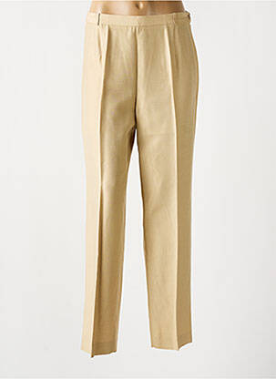 Pantalon droit coupe droite beige PAUL MAUSNER femme