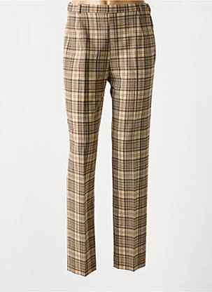 Pantalon droit poches beige PAUL MAUSNER femme