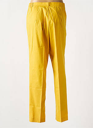 Pantalon droit coupe droite jaune JEAN BIOLAY homme