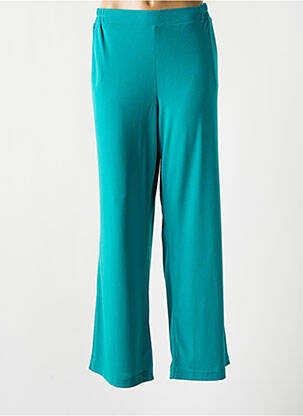 Pantalon droit taille élastique vert GREGORY PAT femme