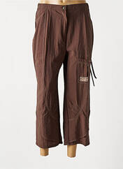 Pantacourt marron FRED SABATIER pour femme seconde vue