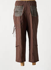 Pantacourt marron FRED SABATIER pour femme seconde vue