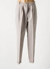 Pantalon droit beige ENZO CAPITANI pour femme seconde vue
