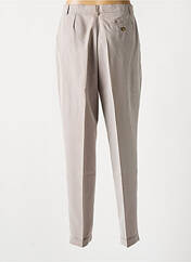 Pantalon droit beige ENZO CAPITANI pour femme seconde vue