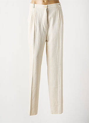 Pantalon droit beige JEAN DESSES pour femme