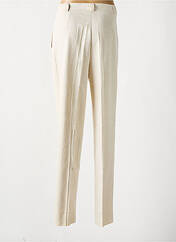 Pantalon droit beige JEAN DESSES pour femme seconde vue