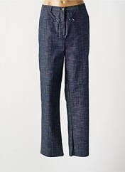 Pantalon droit bleu MISS WEAR pour femme seconde vue