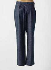 Pantalon droit bleu MISS WEAR pour femme seconde vue