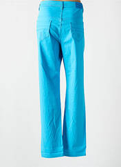 Pantalon droit bleu QUATRE VINGT JOURS pour femme seconde vue