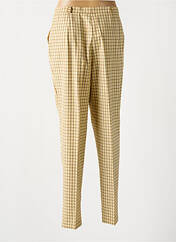 Pantalon droit jaune PAUL MAUSNER pour femme seconde vue