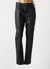 Pantalon droit noir QUATRE VINGT JOURS pour femme seconde vue