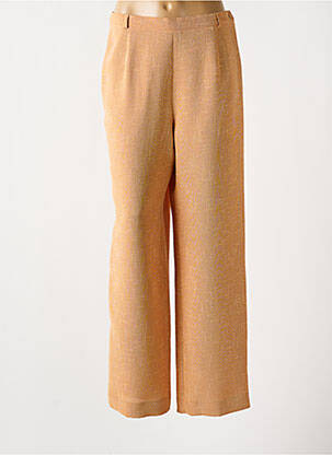 Pantalon droit orange PAUL MAUSNER pour femme