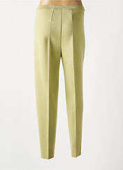 Pantalon droit vert MARCELLE GRIFFON pour femme seconde vue