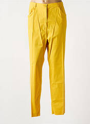 Pantalon droit jaune JEAN BIOLAY pour homme seconde vue