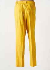 Pantalon droit jaune JEAN BIOLAY pour homme seconde vue