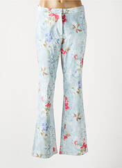 Pantalon flare bleu CONCEPT K pour femme seconde vue