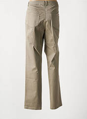 Pantalon slim beige FRED SABATIER pour femme seconde vue