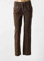 Pantalon slim marron QUATTRO pour femme seconde vue