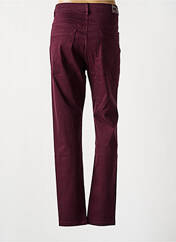 Pantalon slim violet QUATRE VINGT JOURS pour femme seconde vue