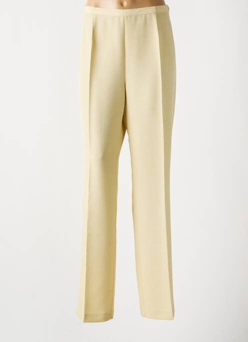 Pantalon droit coupe droite beige MAFECCO femme