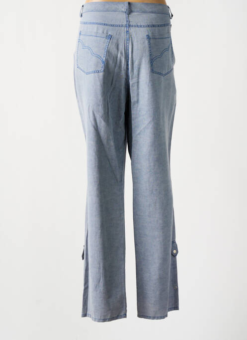 Pantalon droit bleu QUATTRO pour femme