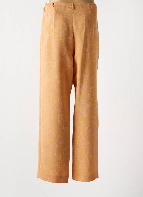 Pantalon droit orange PAUL MAUSNER pour femme