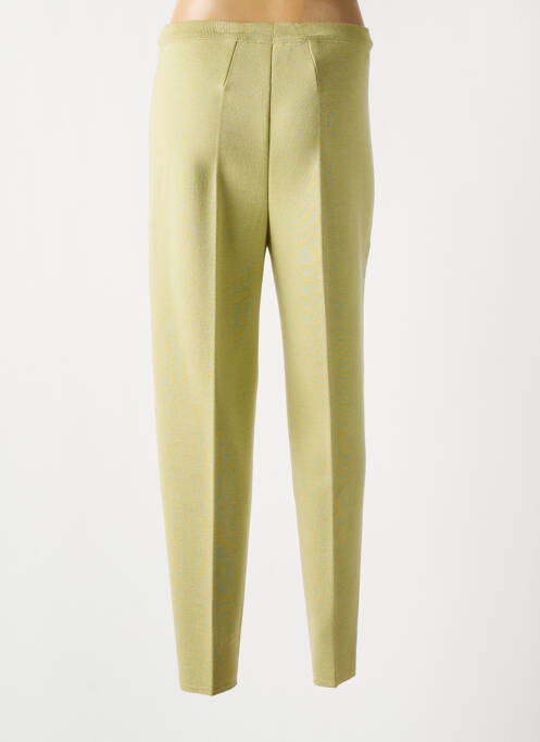 Pantalon droit vert MARCELLE GRIFFON pour femme