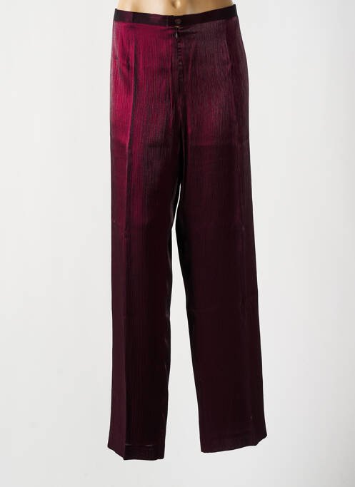 Pantalon droit violet MAFECCO pour femme