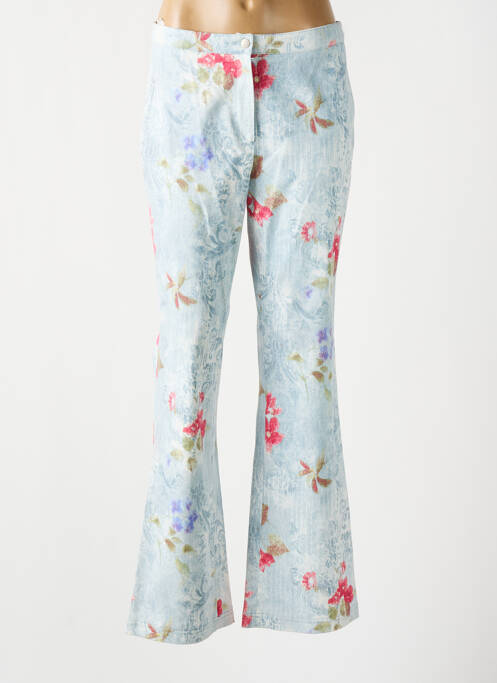 Pantalon flare bleu CONCEPT K pour femme