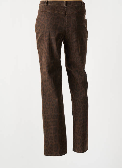 Pantalon slim marron QUATTRO femme