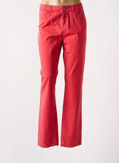 Pantalon slim rouge FRED SABATIER pour femme