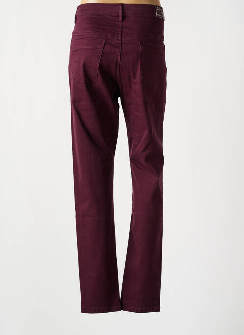 Pantalon slim violet QUATRE VINGT JOURS pour femme