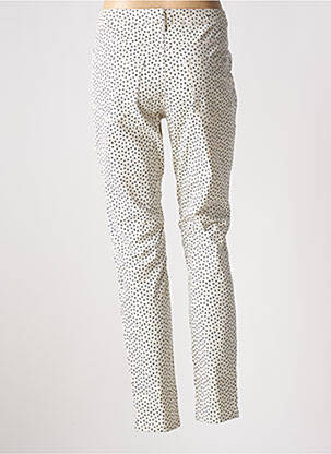 Pantalon slim tissage popeline taille normale beige MAISON SCOTCH femme