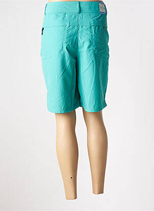 Bermuda tissage popeline taille normale bleu COLUMBIA femme