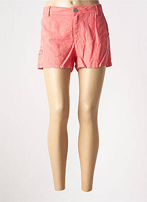 Short fermeture zippée sous rabat boutonné taille normale rose BANANA MOON femme