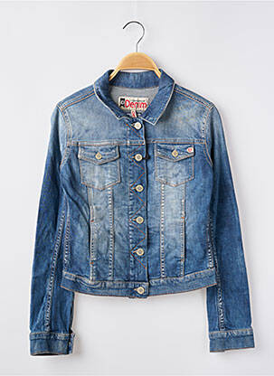 Veste casual poches bleu ID COMMUNITY OF DENIM femme