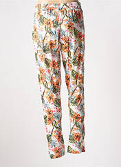 Pantalon droit orange LONGBOARD pour femme seconde vue