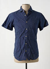 Chemise manches courtes bleu SCOTCH & SODA pour homme seconde vue