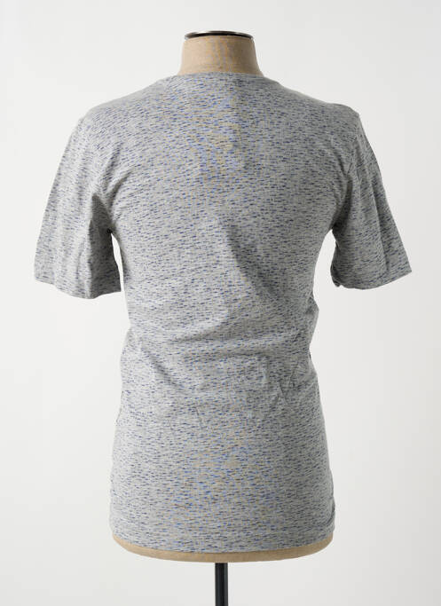 T-shirt coupe droite manches courtes gris LONGBOARD homme