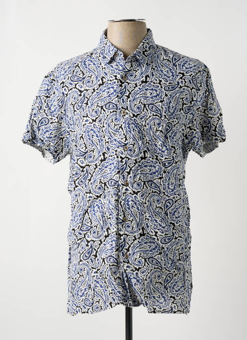 Chemise manches courtes bleu SCOTCH & SODA pour homme