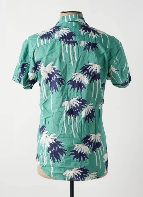 Chemise manches courtes vert SCOTCH & SODA pour homme