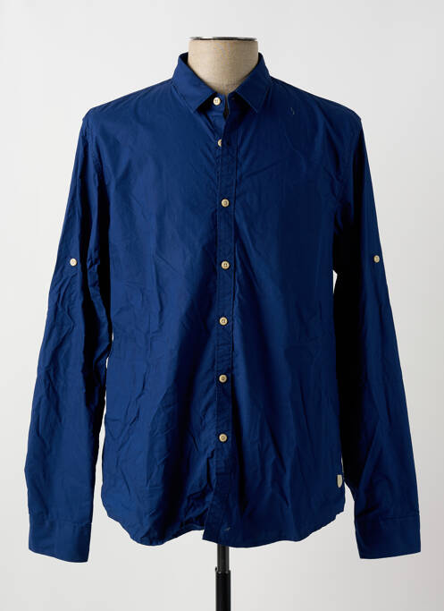 Chemise manches longues bleu SCOTCH & SODA pour homme