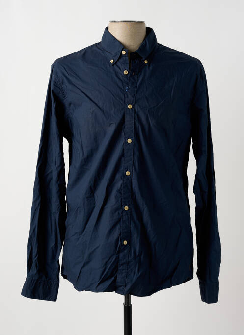 Chemise manches longues bleu SCOTCH & SODA pour homme