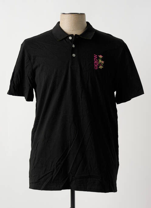 Polo noir OXBOW pour homme