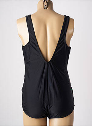Maillot de bain 1 pièce imprimé fantaisie haut triangles noir OCEAN femme