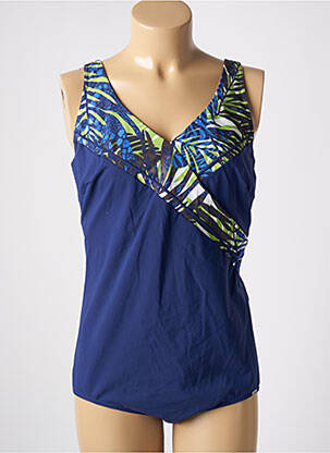 Maillot de bain 1 pièce haut soutien-gorge emboitant haut soutien-gorge emboitant bleu TRIUMPH femme