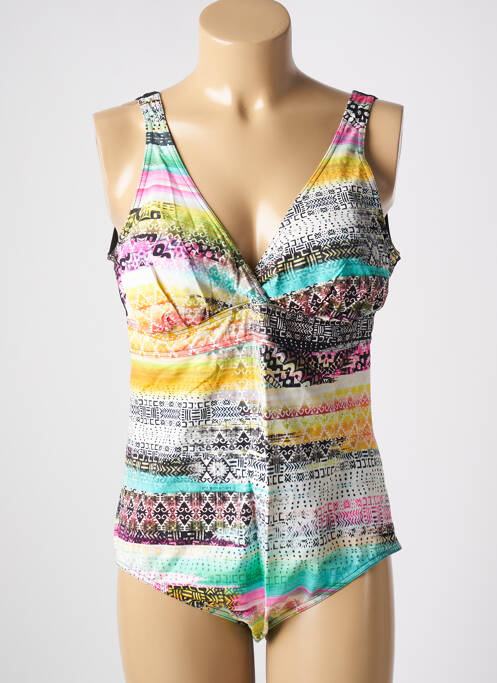 Maillot de bain 1 pièce jaune SUN PLAYA pour femme