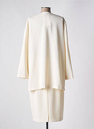 Ensemble jupe fermeture boutonnée sur le devant beige JEAN BOURGET femme