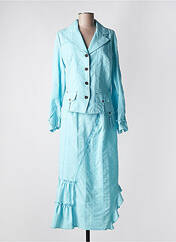 Ensemble jupe bleu FRED SABATIER pour femme seconde vue