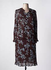 Ensemble jupe marron FRANCE RIVOIRE pour femme seconde vue